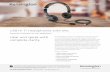 USB Hi-Fi Headphones with Mic · learning standards, the headphones provide a max output of 94db for safe listening and the mic supports the latest audio-based classroom testing requirements.