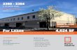 2360 - 2364€¦ · 2360 - 2364 E. STURGIS ROAD, OXNARD, CA 93030 For Lease 4,624 SF A Multi-Tenant Industrial Property -Available: 4,624 SF Total Property Size: 49,641 SF Zoning: