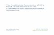 The Real Estate Foundation of BC's Input to the Province on the Proposed Water ... · 2015-06-05 · The Real Estate Foundation of BC's Input to the Province on the Proposed Water