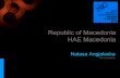 Republic of Macedonia HAE Macedonia - HAE Internationalhaei.org/wp-content/uploads/2016/07/Macedonia-HAE-GC... · 2019-05-09 · Republic of Macedonia • Location: Southeastern Europe
