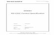 SR5001 RS-232C Control Specification...SR5001 RS-232C Control Specification Page: 3 / 20 Document Version [1.0] Company Restricted 1. Introduction 1-1. Purpose This document was written