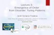 Lecture 3: Emergence of Order from Disorder: Turing Patternsdeim.urv.cat/~alephsys/IBERSINC/courses/03-TURING PATTERNS.pdf3. Alan Turing’s brightest idea Several systems have been