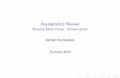 Asymptotics Review - Harvard Math Camp - Econometrics...Slutsky’s Theorem and the Continuous Mapping Theorem O p and o p Notation Law of Large Numbers Central Limit Theorem The Delta