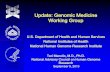 Update: Genomic Medicine National Human …...2013/09/09  · Larson, G. The Complete Far Side. 2003. NHGRI Genomic Medicine Meetings, 2012 -2013 •GM V, May 28-29, 2013, Bethesda