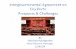 Intergovernmental Agreement on Dry Ports Prospects ...aitd.net.in/pdf/15/7. Dry port prospects and challenges.pdf · • Logistics support to EXIM & Domestic Industry • Designs,