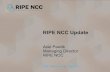 RIPE NCC Update · Axel Pawlik | RIPE NCC Services WG, RIPE 76 | 16 May 2018 3 From the Financial Report 2017 • Financial Overview: - Total expenses were 2% lower than budgeted