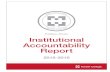 Palatine, Illinois Institutional Accountability Report · Institutional Accountability Report 2018-2019 Palatine, Illinois. MISSION Harper College enriches its diverse communities