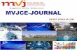 Engineered for Tomorrow · Introduction The MVJCE-Journal (ISSN 2394-6156) is an online scholarly refereed research journal which aims to promote the theory and