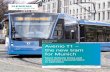Avenio T1 – the new tram for Munich · The ordering of eight Avenio T1 low-floor vehicles from Siemens was under severe time constraints from the very start, as the new trams had