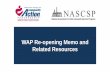 WAP Re-opening Memo and Related Resources · 2020-06-08 · DOE Guidance on COVID-19: Memo 60 March 25th DOE Issued Memorandum 060- Weatherization Assistance Program Frequently Asked