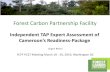 Forest Carbon Partnership Facility · Forest Carbon Partnership Facility Independent TAP Expert Assessment of Cameroon’s Readiness-Package Jürgen Blaser FCPF PC27 Meeting March