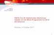 RSPG Fourth Stakeholder Workshop: Update on the Work … · 2017-10-05 · RSPG input into BEREC workshop on IoT RSPG input into BEREC´s work on monitoring of mobile network coverage