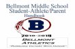 Why are we Meeting · BMS Parent/Spectator Code of Conduct 34 . 3 Bellmont Middle School Athletic Ticket Prices 2018-19 Bellmont Middle School Home Event ADMISSION PRICES for the