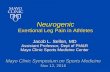 Exertional Leg Pain in Athletes - Mayo Clinic · 2016-11-09 · Nov 12, 2016 . Disclosure . Relevant Financial Relationships . None . Off Label Usage None ©2011 MFMER | slide-2 .