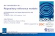 Repository reference models · A centre of expertise in digital information management Overview • Reference models, context and background • JISC Digital Repositories Programme,