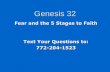 Fear and the 5 Stages to Faith Text Your Questions to: 772 ...calvaryfellowshiptc.com/teachings/Genesis/Gen_sc_0062.pdf · Fear and the 5 Stages to Faith Text Your Questions to: ...