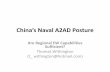 China’s Naval A2AD Posture - Electronic Warfare Europe 2020 · 1415 - Dr Thomas Withington - AOC EW Asia - Naval EW Presentation Created Date: 2/4/2020 8:50:28 AM ...