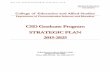 CSD Graduate Program STRATEGIC PLAN 2015-2025...May 31, 2018  · Department of Communication Sciences and Disorders CSD Graduate Program STRATEGIC PLAN 2015-2025 90 Burrill Avenue