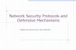 Network Security Protocols and Defensive Mechanisms suman/security_1/network-defense.pdfآ  Protecting