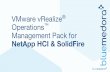 VMware vRealize Operations Management Pack for NetApp HCI ... · SolidFire Element OS API •Identify urgent issues before they cause a major impact •Built-in recommendations accelerate