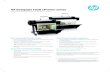 HP Designjet T520 ePrinter series · HP Designjet T520 ePrinter series Technical specifications Print Line drawings(3 35 sec/page on A1/D, 70 A1/D prints per hour Color images Fast: