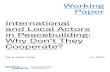 Working Paper International and Local Actors in ... · actors or the interaction between international peacebuilding actors on the one hand and local actors in general on the other