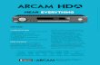 Arcam | bringing the best possible sound into people’s lives Flier/sa20.pdf · ARCAM HEAR EVERYTHING, ARCAM INTEGRATED AMPLIFIER POWER Great for reproducing those subtle details