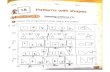 Grade 2 maths, work book done work of ch - 18,(patterns with … · 2020-04-27 · Discover Maths 23 . Class: t)qto Forming patterns (4) complete each pattern by drawing in the missing