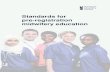 Standards for preregistration midwifery education · 2016-09-26 · 2 . Foreword. The Nursing and Midwifery Council exists to protect the public. We do this by maintaining a register