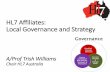 HL7 Affiliates: Local Governance and Strategy...HL7 Australia: Why we decided it was necessary….. •On-going problem of wanting to do many things but limited by all volunteer board