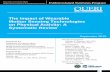 The Impact of Wearable Motion Sensing Technologies on ... · The Impact of Wearable Motion Sensing Technologies Evidence-based Synthesis Program on Physical Activity. 1. THE IMPACT