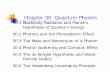 Chapter 30 Quantum Physicsphysics.gsu.edu/hsu/LCh30.pdf · Chapter 30 Quantum Physics 30.1 Blackbody Radiation and Planck’s ... ( 6.63 x 10-34 J.s ), and f is the vibration frequency.