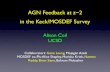 AGN Feedback at z~2 in the Keck/MOSDEF Survey3dhst.research.yale.edu/conference/talks/coil.pdf · MOSDEF survey New survey at 1.4 < z < 3.8 using MOSFIRE on Keck 4 year survey, 48