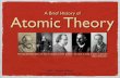 A Brief History of Atomic Theorymstscience.yolasite.com/resources/Atomic Theory PP.pdf · A Brief History of Atomic Theory The man of science does not want to discover in order to