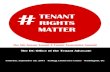 TENANT RIGHTS MATTER - | dhcd · The annual summit is a unique educational, community outreach and networking ... District of Columbia Office on Aging Office of the People’s Counsel