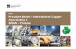Procobre Brasil –International Copper Association e SENAI ... · • Processo de Manutenção Preditiva/preventiva. Engenharia, manutenção e qualidade Panorama geral • Equipesresponsáveis: