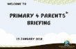Primary 4 parents’ briefing · Welcome to Primary 4 parents’ ... agenda • The Form & Co-Form Teachers • Vision, Mission & Values • Subject-Based Banding. form teachers Ms