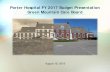 Porter Hospital FY 2017 Budget Presentation Green Mountain ... · Revised Forecast FY 2017 Budget ($ in thousands) Net Patient Service Revenue $73,831 $76,095 Other Operating Revenue