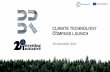 CLIMATE TECHNOLOGY COMPASS LAUNCH · 2020-01-24 · CONTEXT 2019 Climate Technology Compass World GHG emissions from 1970 to 2018 2° Compliant pathway NDC trajectory (3,2°) BAU