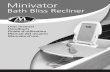 Minivator - SpinLife Bliss 311 manual.pdf · Bath Lift Installing your Minivator Bath Lift safely Your Minivator Bath Lift should be fitted into the bath as shown in Fig. 13, and