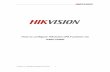 How to configure Hikvision LPR Function via IVMS-5200P to... · 2.2 LPR Configuration on 5200P 2.2.1 LPR Configuration Open the Web Manager page of iVMS-5200 Professional, login and