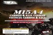 airsoft electric gun m15a4 carbine & r, les, carbine carbine & handling cautions and instruction manual