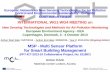 INTERNATIONAL WG1-WG4 MEETING on … · INTERNATIONAL WG1-WG4 MEETING on New Sensing Technologies and Methods for ... 30/06/2016 -Year 2: 2013-2014 (OngoingAction) MSP - Multi Sensor
