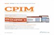 NEW! 2018 CPIM LEARNING SYSTEM · ̥ Basics of Supply Chain Management ̥ Strategic Management of Resources ̥ Master Planning of Resources ̥ Detailed Scheduling and Planning ...