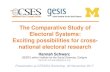 The Comparative Study of Electoral Systems: …Vowles, Jack (2008). “Does globalization affect public perceptions of ‘Who in power can make a difference?’ Evidence from 40 countries,