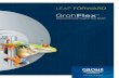 LEAP FORWARD Final.pdfLoop Atrio Cosmopolitan Timeless Authentic Trim Styles Suggested Coordinating GROHE Product Families 11. GrohFlex TM Advanced Universal Rough-In Valve System