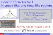Hadron Form factors in space-like and time-like regions...Egle Tomasi-Gustafsson IRFU, SPhN-Saclay, and IN2P3 - IPN Orsay France Egle TOMASI-GUSTAFSSON Hadron Form factors in space-like