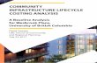 COMMUNITY INFRASTRUCTURE LIFECYCLE COSTING ANALYSIS · 2019-02-15 · PROJECT PURPOSE ... sustainable land use and green infrastructure projects. The results provide a framework for