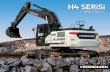 Yeni H4 Serisi - HİDROMEK...Yeni H4 Serisi Tecrübeden gelen yenilik HİDROMEK’in geliştirilen hidrolik sistem tasarımı ile üretilen yeni H4 Serisi ekskavatörleri; daha hızlı,