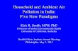Household and Ambient Air Pollution in India: Five New Paradigms · 2019-12-19 · Household and Ambient Air Pollution in India: Five New Paradigms Kirk R. Smith, MPH, PhD Professor